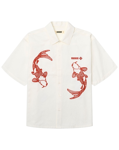 Woodbird - WBWang Carp Hemd - Off White